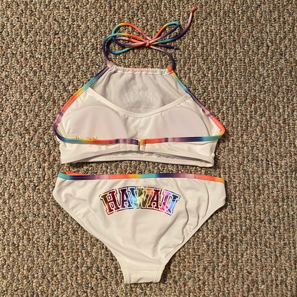 OP Hawaii Exclusive Bikini Rainbow White - Picture 2 of 4